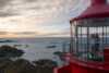 View to the ocean and the Lofoten islands