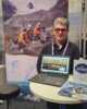 Kjetil ved stand på Matka reiselivsmesse