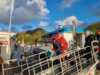 Passengers get off the speedboat at Skipnes dock.
