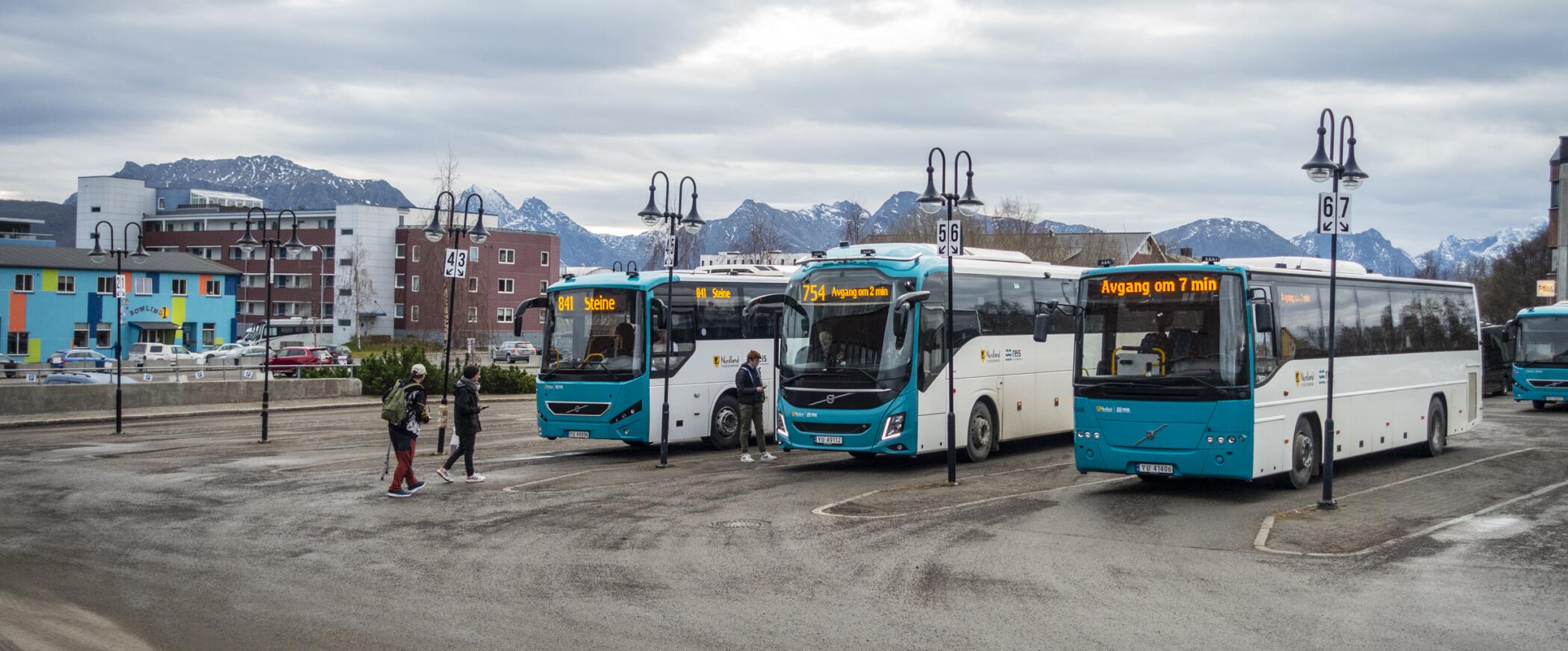 Local bus routes in real time
