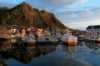 Boats at the wharf on Stø.