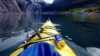 Kayak in the fjord