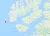 The map showing the location of Littleisland Lighthouse.