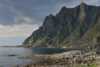 National Route Andøya by the sea and steep mountains
