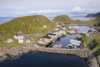 Nyksund in a bird's eye view.